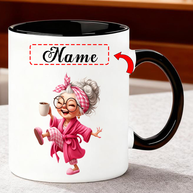 Custom Coffee Mug With Personalised Name Print